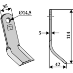 Fleau broyeur adaptable