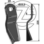 Fleau broyeur adaptable
