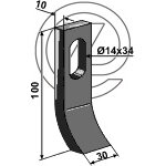 Fleau broyeur adaptable