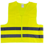Gilet jaune avec ruban grande visibilité homologue Gilet jaune avec ruban grande visibilité homologue