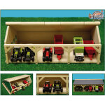 Hangar tracteur jouet 455x180x204mm kg610491