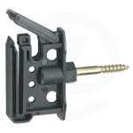 Isolateur  vis clip maxi tape par 25  fixer su piquet en bois