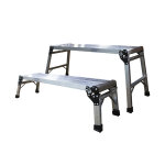Jeu de 2 plate - forme de travail en aluminium