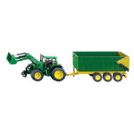 Jouet john deere avec chargeur frontal et remorque
