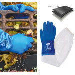Juba | gants egoutier 3pvc l, 65 bleu l (5657)
