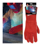 Juba | gants soudeur cuir rouge xl (h408)