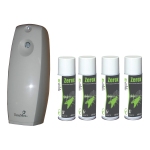 Kit diffuseur auto + 4 recharges zerox