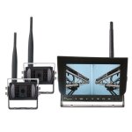 Kit retrovision multivision visiotrack 2 camera sans fil hd 120� ecran 7