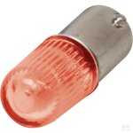 Lam. n�on, ba9s, 240v, 0, 3w, rouge