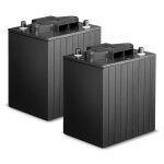 Lot de batteries gel 2x 12v / 76ah