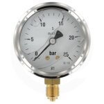 Manomètre 63 0 - 25bar ¼ inf. Manomètre 63 0 - 25bar ¼ inf.