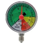 Manomtre diamtre 63mm 0 - 20 - 40 - 60 bar 1 / 4  wika origine