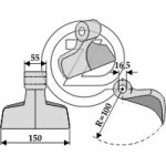 Marteau broyeur adaptable