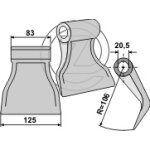 Marteau broyeur adaptable