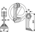 Marteau broyeur adaptable