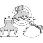 Marteau broyeur adaptable