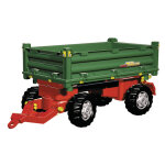 Multi - trailer benne basculante trois cts, verte
