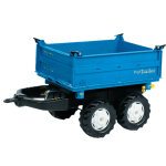New holland mega - trailer benne basculante trois cts, bleue