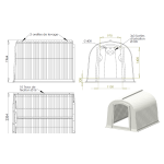 Niche a veau collective 2900mm - universel
