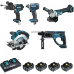 Pack 5 machines makita