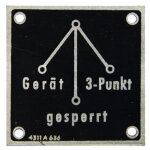 Plaquette levier de force