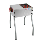 Plumeuse inox 230v 0. 5hp - 24 doigts