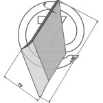 Pointe charrue universel - adaptable