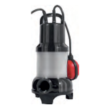 Pompe immerge 800w 160 l / min eau charge adaptable