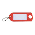 Porte - clefs transparant + tiquette