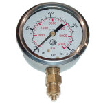 Pression manom�trique petite psi rempli de glyc�rine