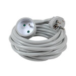 Rallonge 10m gris 3g1. 5 16a