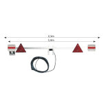 Rampe d'eclairage telescopique de 1, 4 a 2, 1m - led Rampe d'eclairage telescopique de 1, 4 a 2, 1m - led