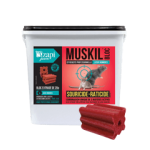 Raticide et souricide en bloc extrudé de 25 g muskil bloc seaux de 5 kg Raticide et souricide en bloc extrudé de 25 g muskil bloc seaux de 5 kg