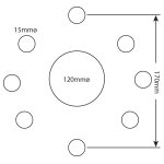 Roue jante 3 x 19 front pour ted te 20 20 c5nn1015a | massey - ferguson