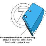 Soc charrue lemken - 3352221 - gauche - adaptable