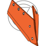 Soc charrue naud - 3054452d - droit - adaptable
