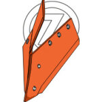 Soc charrue naud - 3054452g / dk - gauche - adaptable