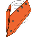 Soc charrue naud - 3054452g - gauche - adaptable
