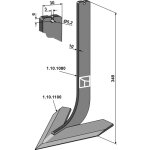Steketee | dent avec coeur de bineuse 160mm
