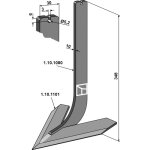 Steketee | dent avec coeur de bineuse 180mm