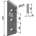 Strautmann | couteau pour �pandeur � fumier
