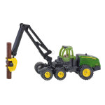 Tracteur forestier miniature john deere siku 1652