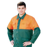 Veste forestiere verte orange taille l