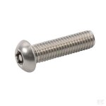 Vis droite m8x40 torx pin inox