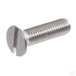 Vis  mtaux tte fraise fendue m6x16 inox a2