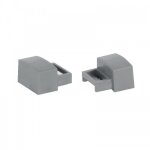 2 x embout lat�ral aluminium pour profils bel xt l&s light