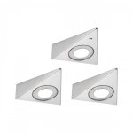 3 x spot led pour éclairage sous meuble - détecteur de mouvement - trias paulmann 3 x spot led pour éclairage sous meuble - détecteur de mouvement - trias paulmann