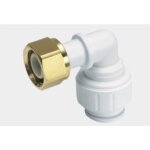 Coude 90� �crou laiton - instantan� - femelle 15x21 / 10 mm - speedfit john guest
