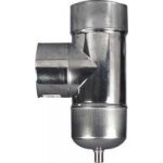 T  90 avec purge en inox 304 - femelle 140 x 146 mm ten