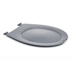 Abattant wc clipsable - 100 % hyginique - gris papado